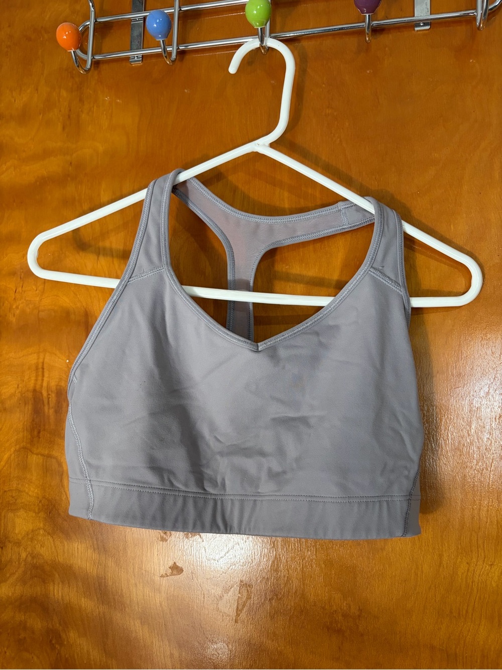 Victoria's Secret Gray Racerback Sports Bra